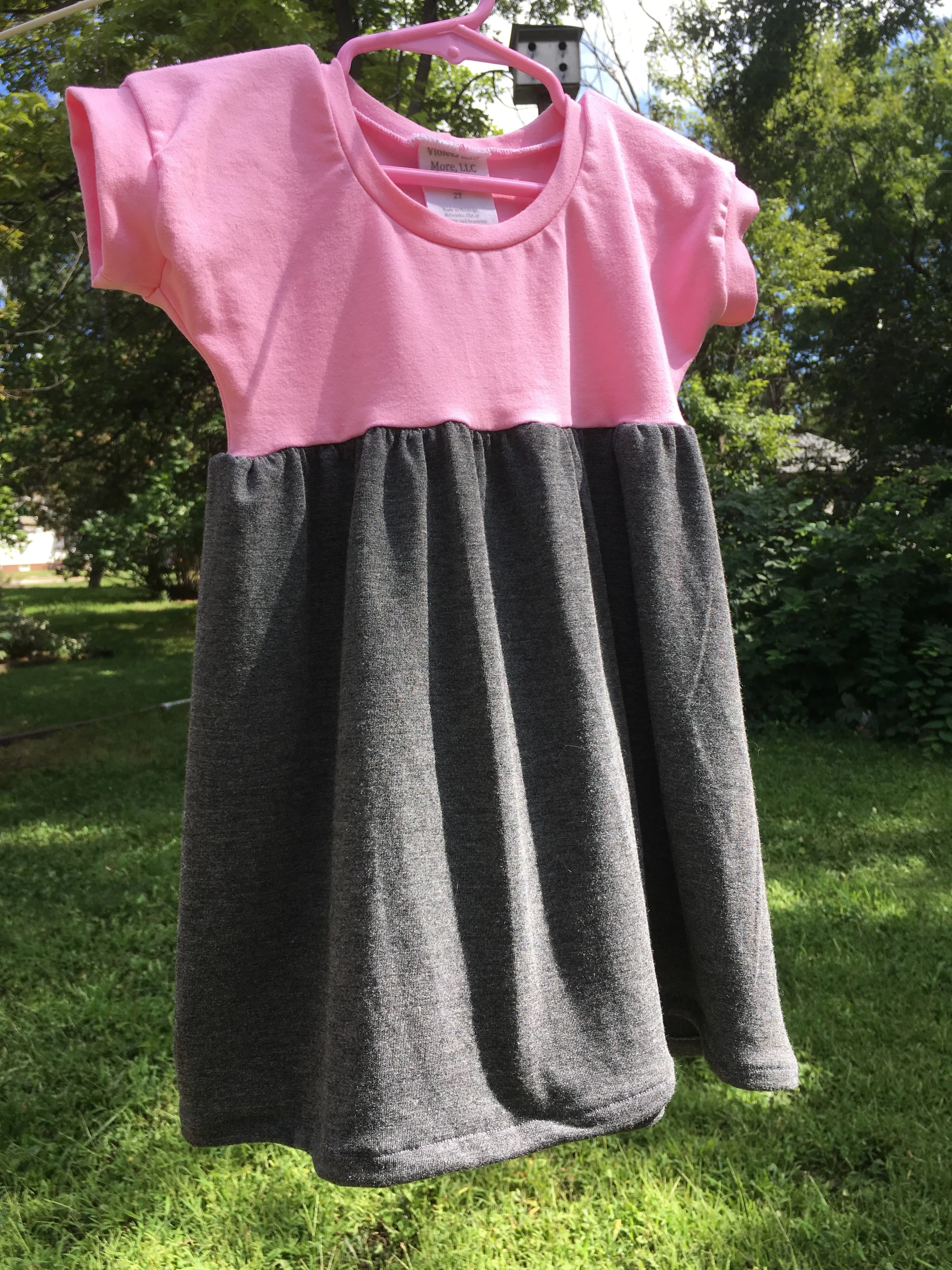 2T Grey Skirt Dolman Dress
