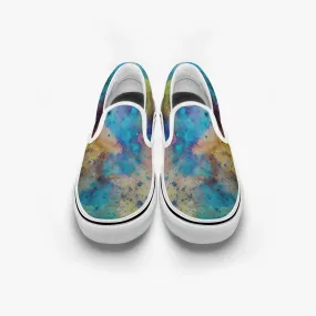 Acquiesce Nightshade Split-Style Psychedelic Slip-On Shoes