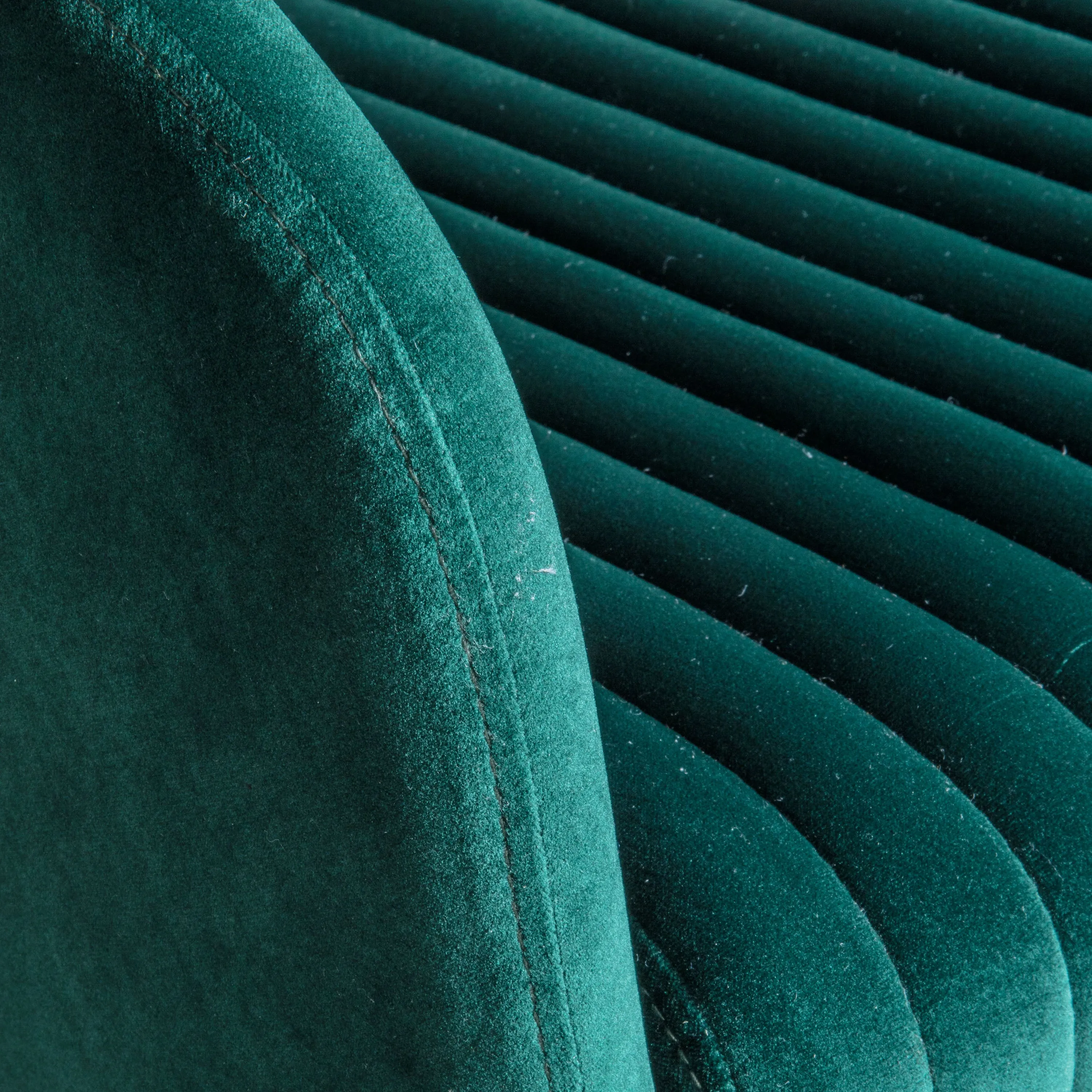 Amos Murray Swivel Chair Green Velvet