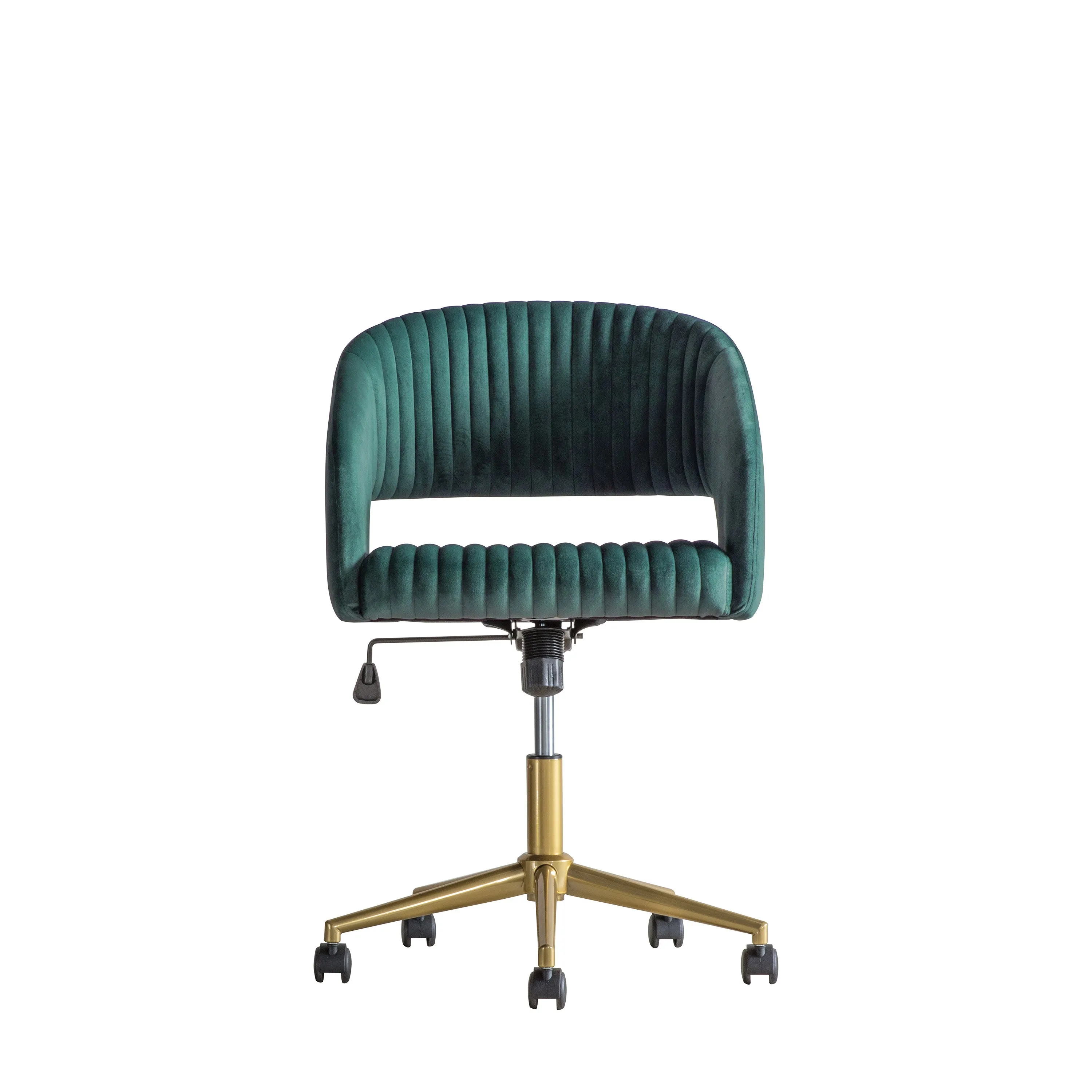 Amos Murray Swivel Chair Green Velvet