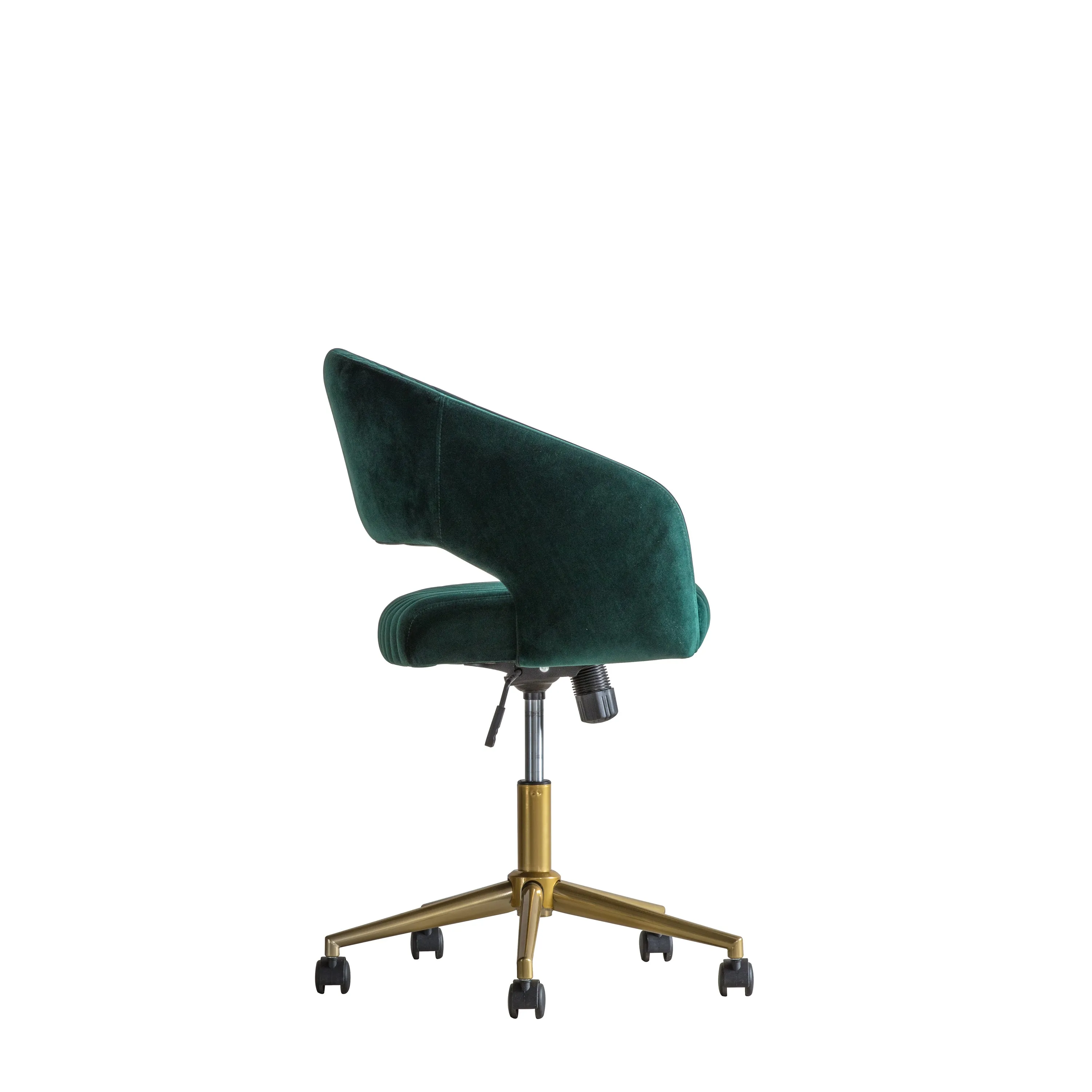 Amos Murray Swivel Chair Green Velvet