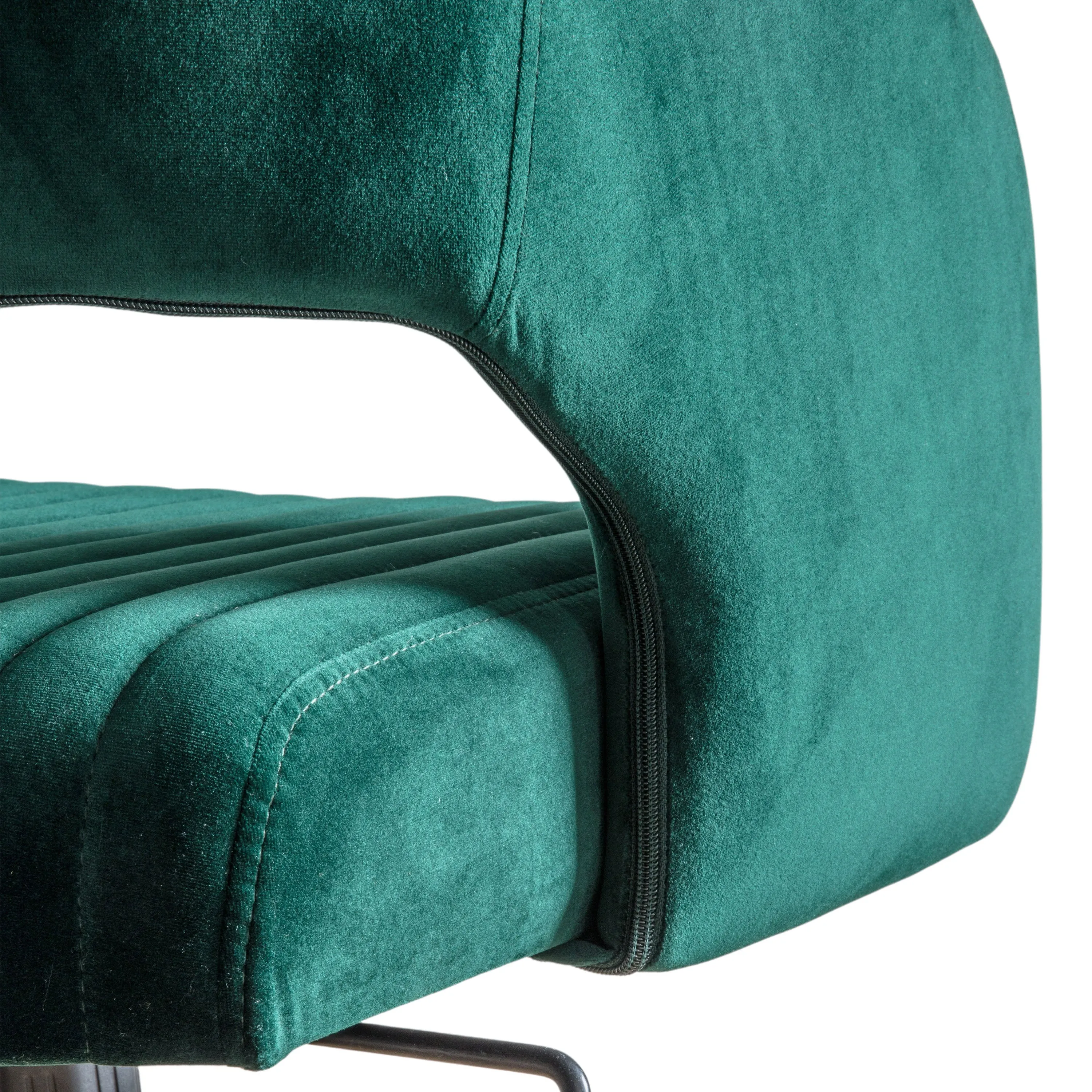 Amos Murray Swivel Chair Green Velvet