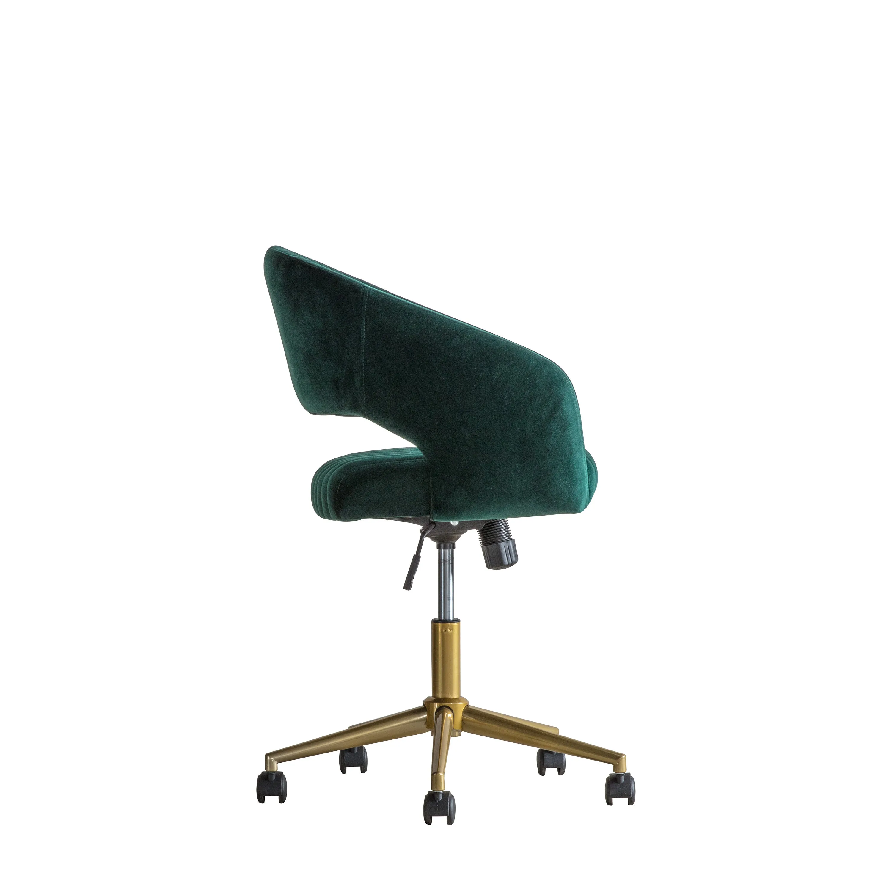 Amos Murray Swivel Chair Green Velvet
