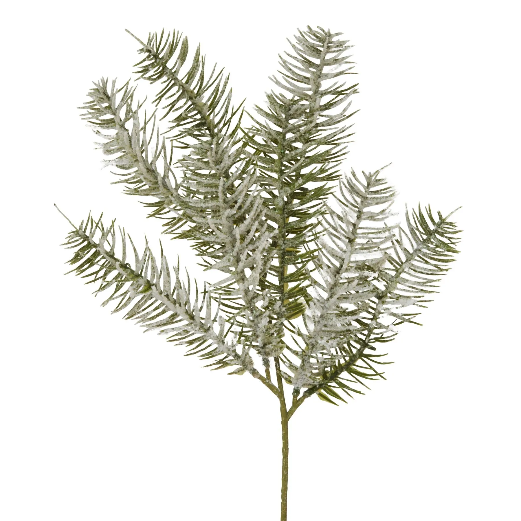 Artificial Single Snow Pine Spray