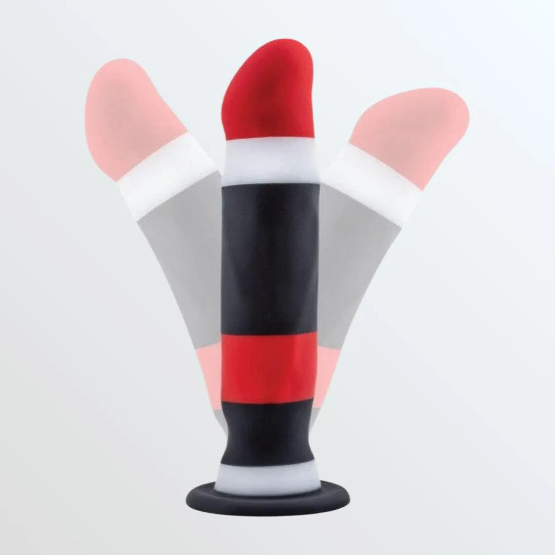 Avant D5 6.5" Straight Shaft Non-Porous Silicone Dildo - Sin City