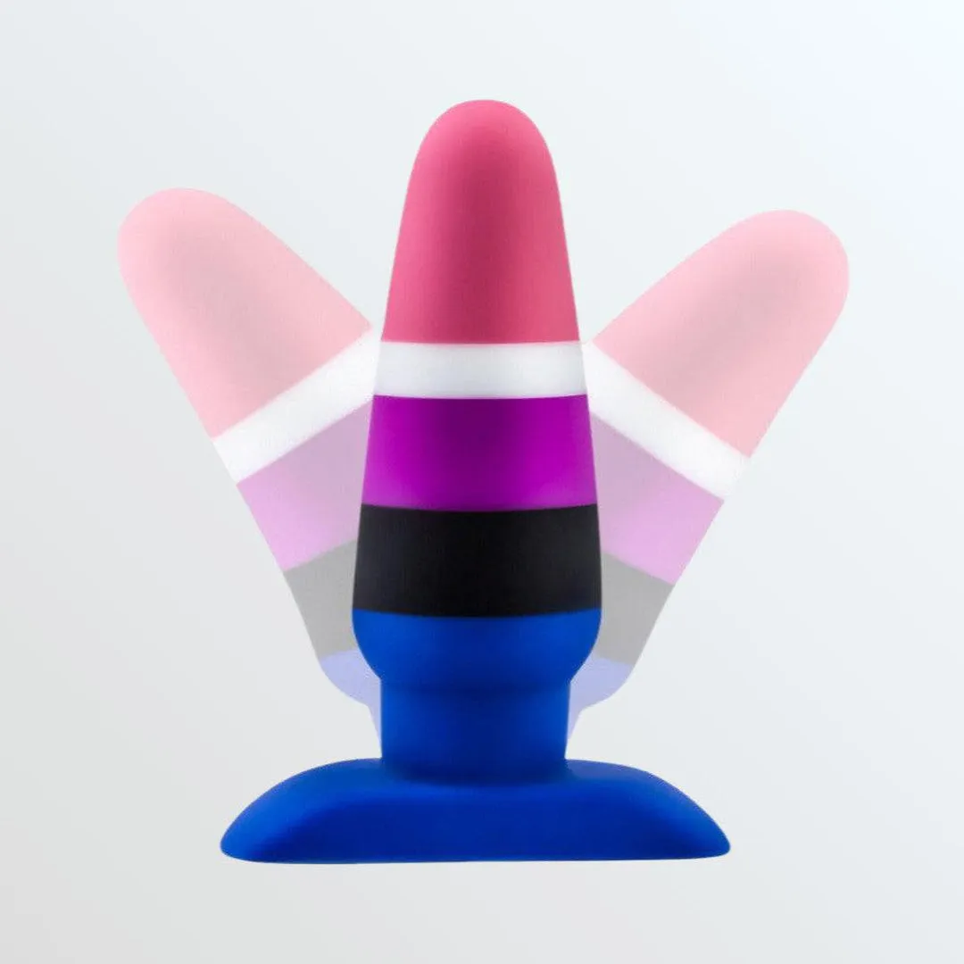 Avant P5 Silicone Pride-Themed Anal Plug