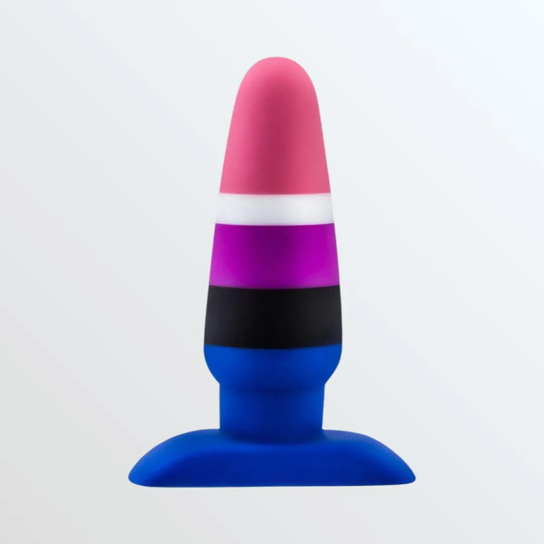 Avant P5 Silicone Pride-Themed Anal Plug
