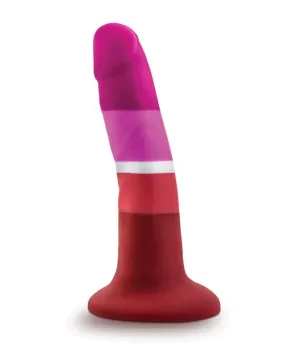 Avant Pride 3 Silicone Dildo - Lipstick Lesbian