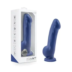 Blush Avant D8 Ergo 7.5 in. Dual Density Silicone Dildo with Suction Cup Indigo