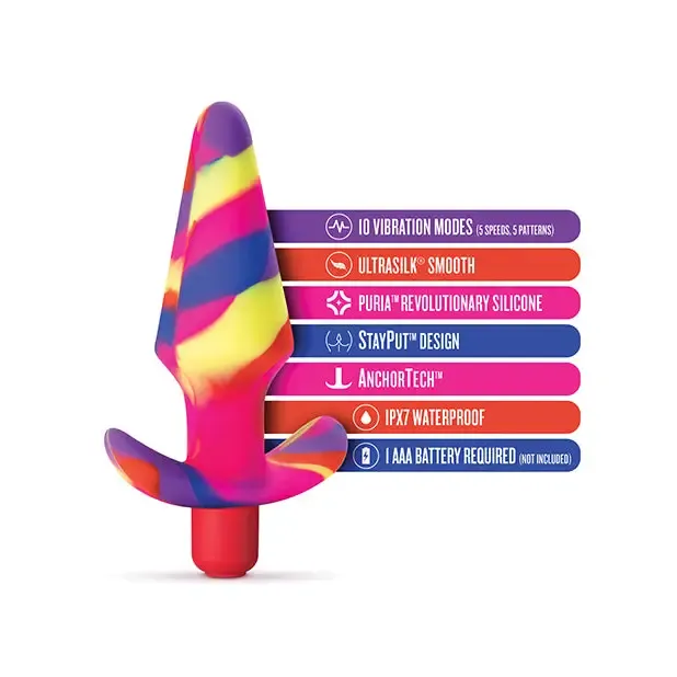 Blush Avant Free Spirit Silicone Vibrating Anal Plug
