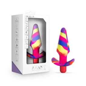Blush Avant Free Spirit Silicone Vibrating Plug - Scarlet