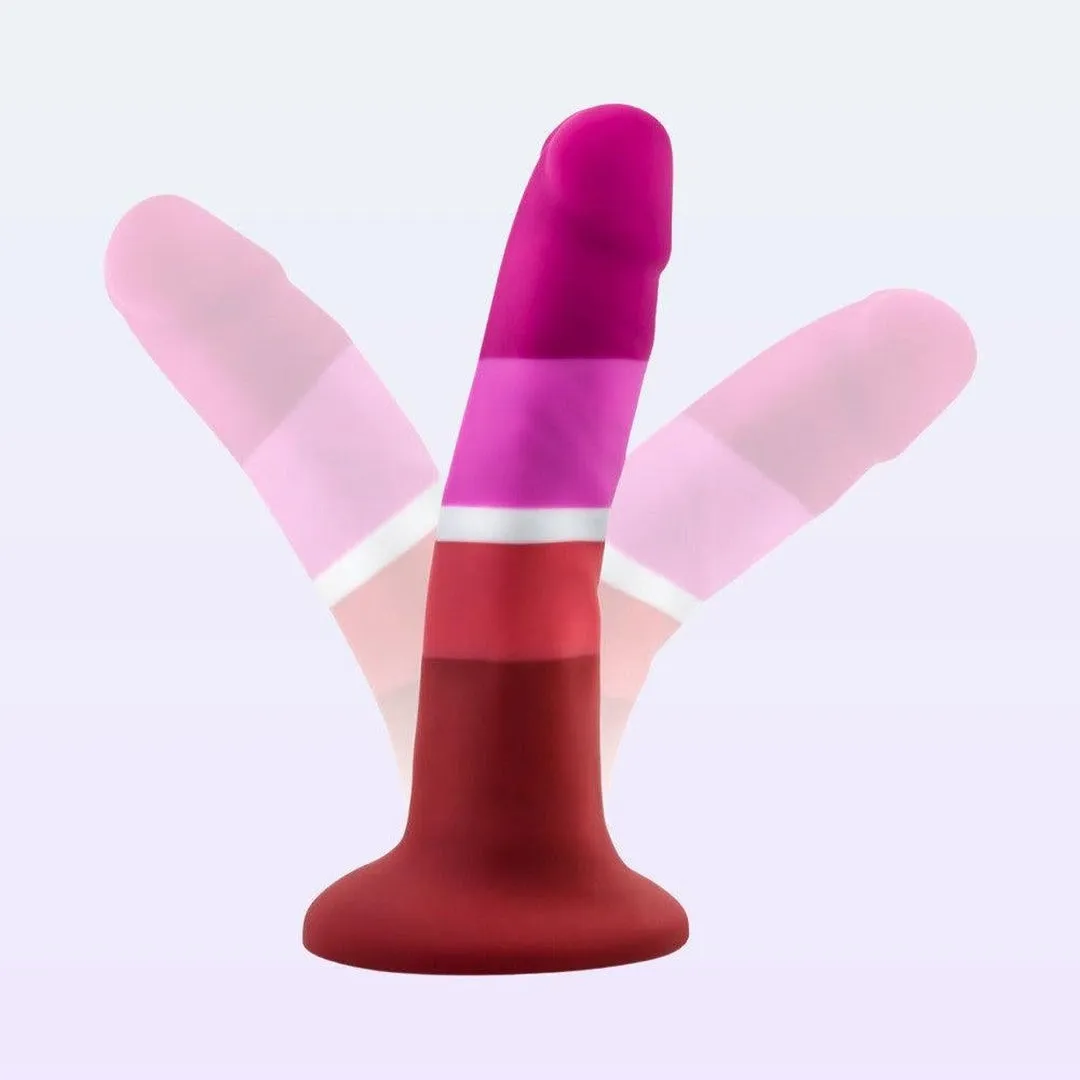 Blush Avant P3 Pride Silicone Dildo with Suction Cup