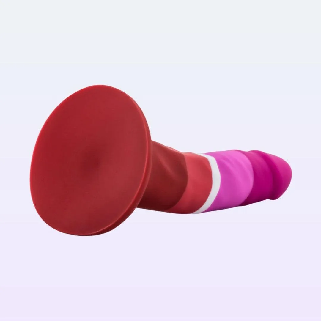 Blush Avant P3 Pride Silicone Dildo with Suction Cup