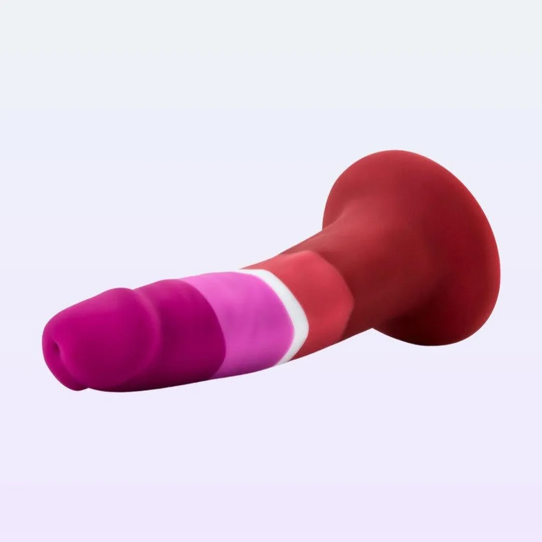 Blush Avant P3 Pride Silicone Dildo with Suction Cup