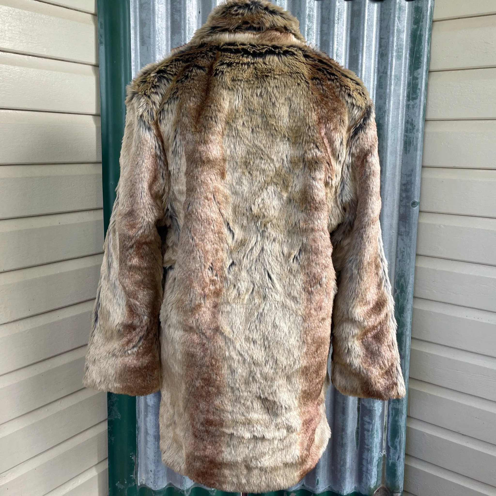 Brown Fur Coat Lined - New