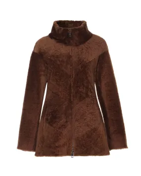 Brown Shearling Coat