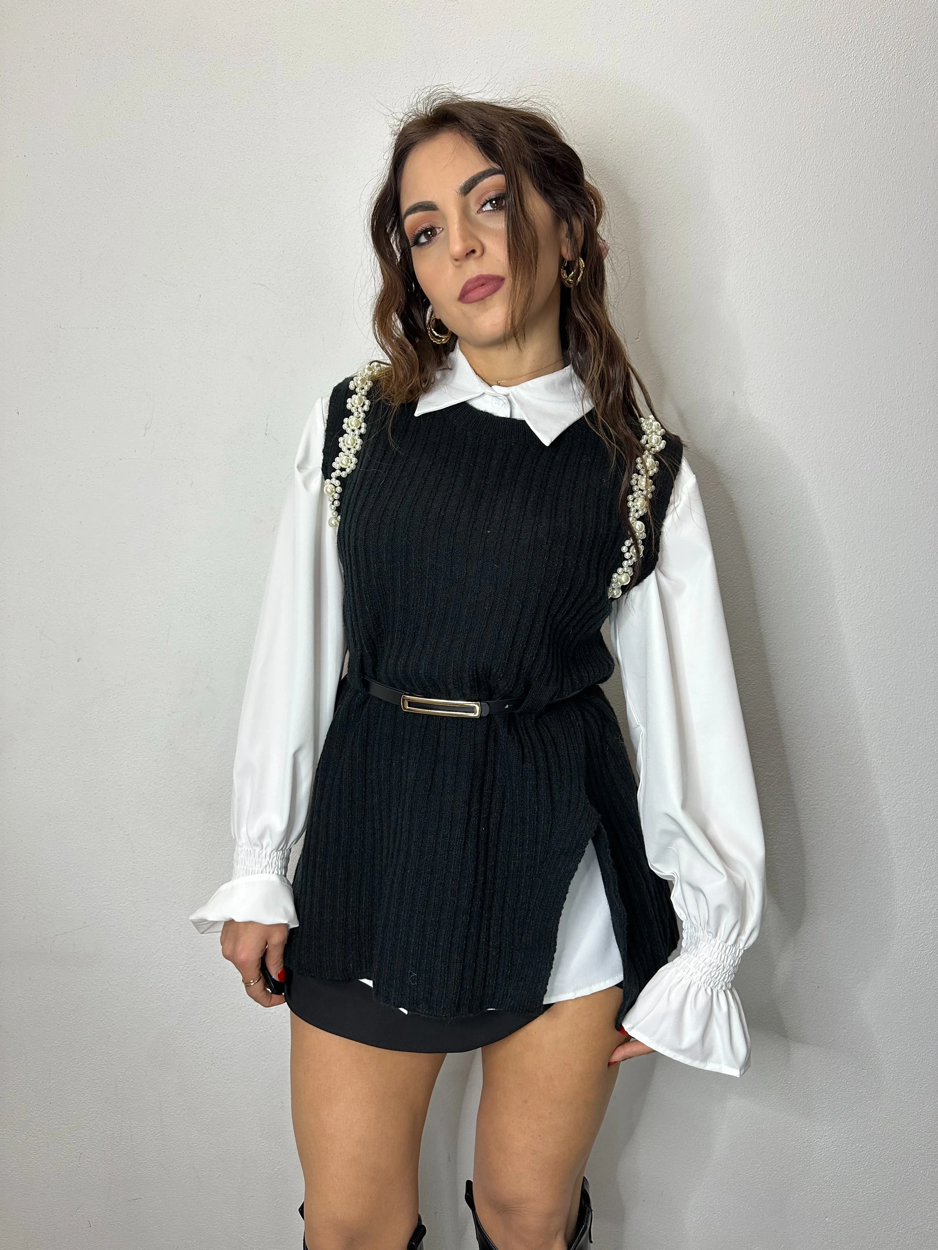 CAMICIA CON GILET