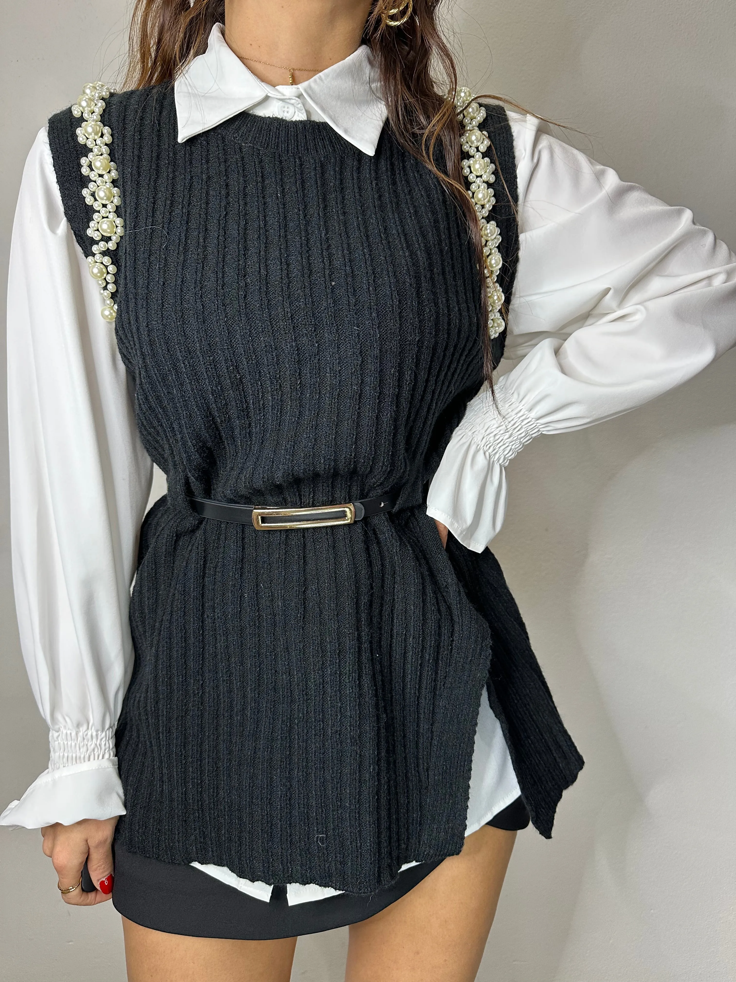CAMICIA CON GILET