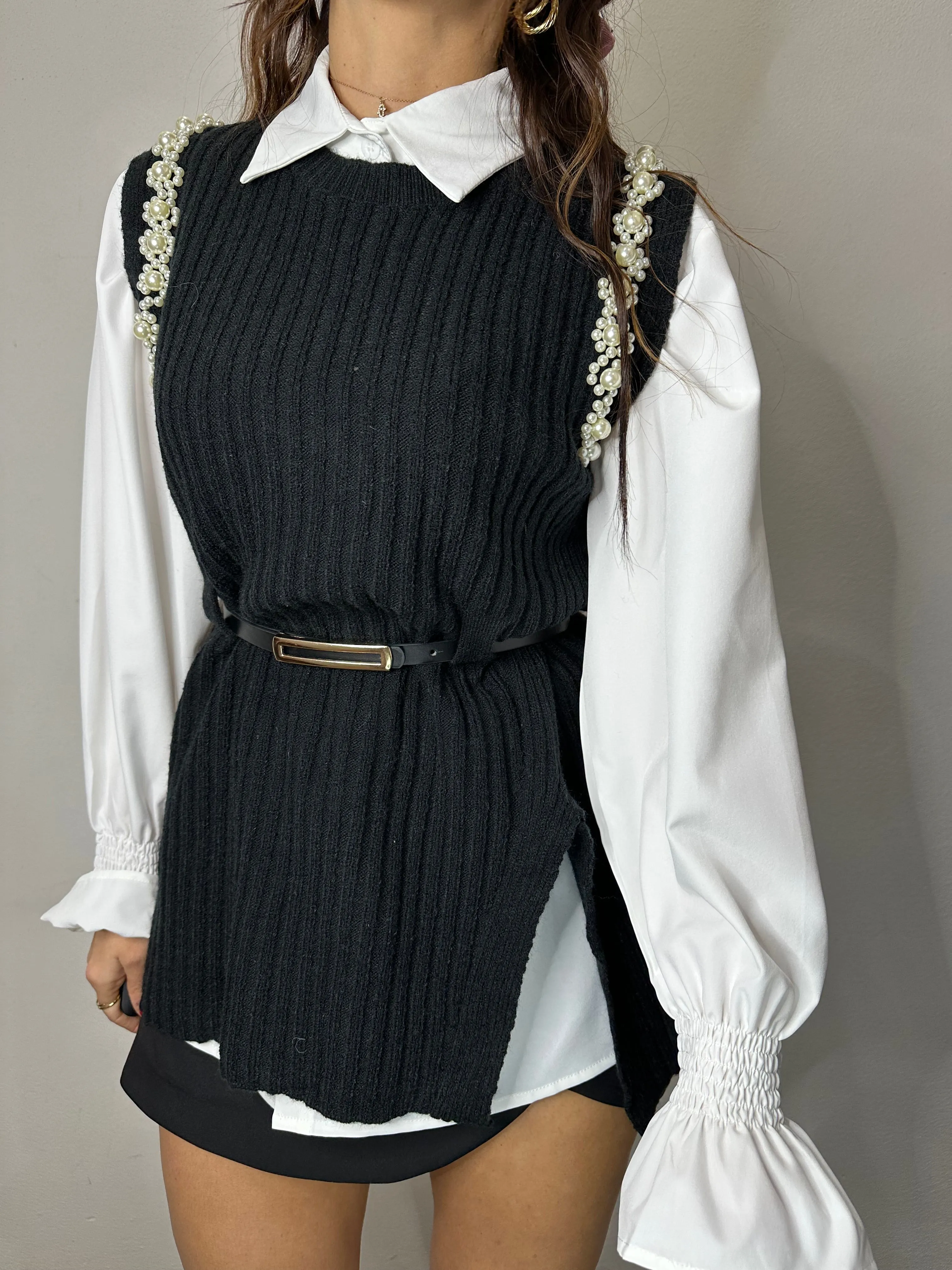 CAMICIA CON GILET