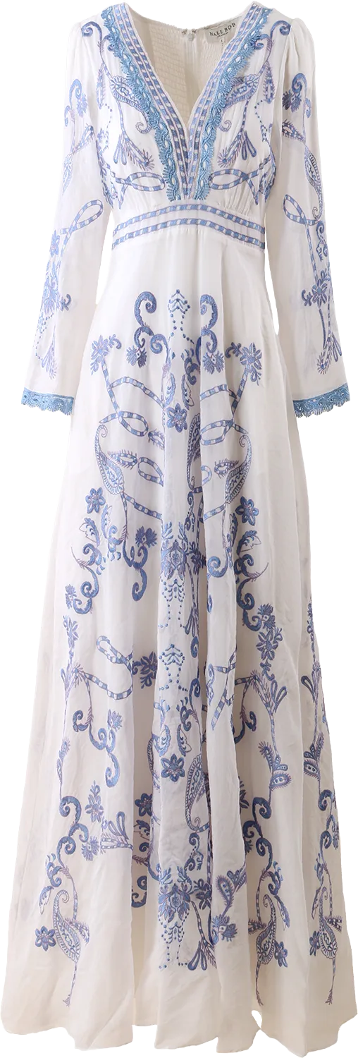 Cassandra Maxi Dress - Blue