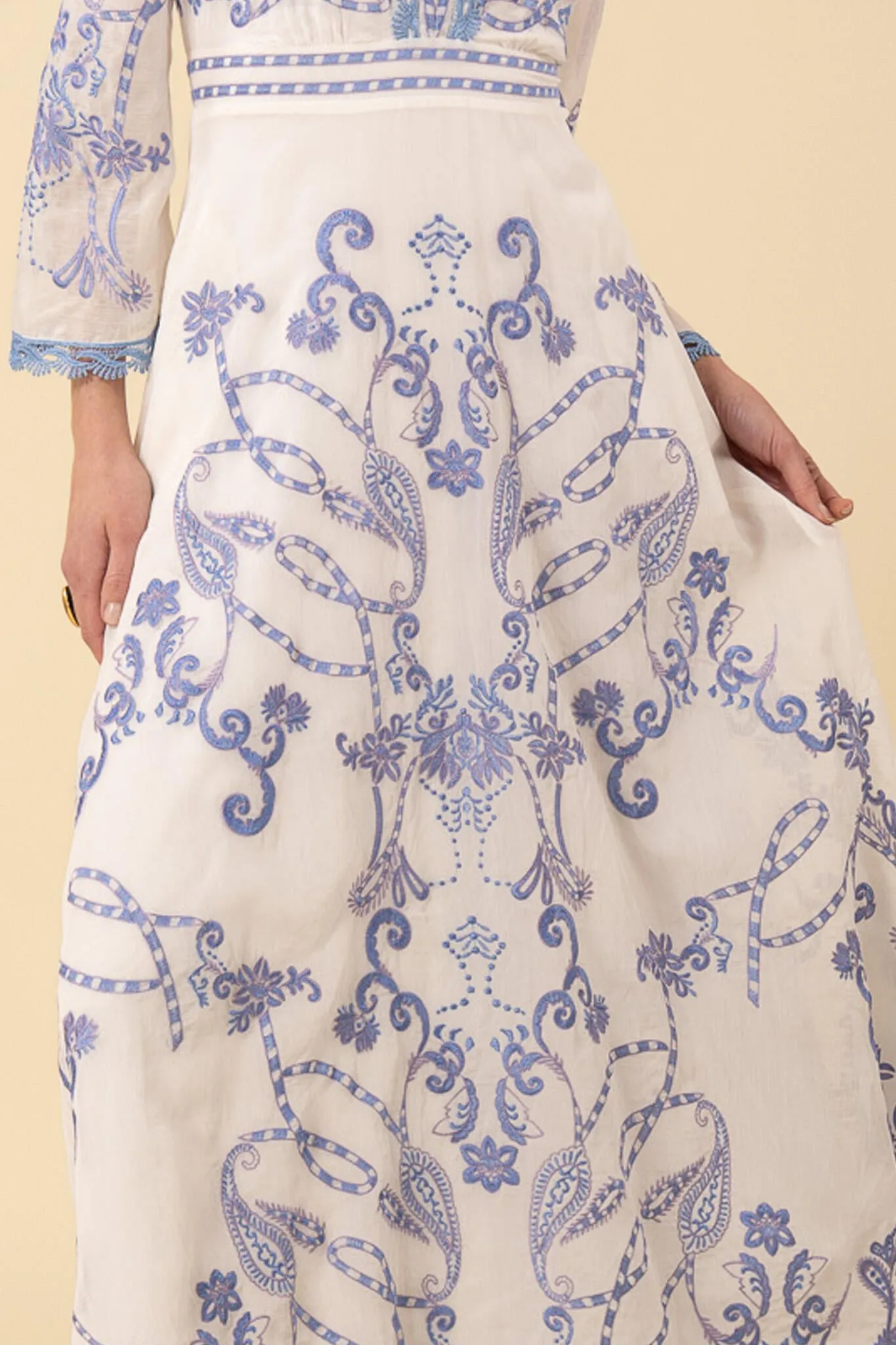 Cassandra Maxi Dress - Blue