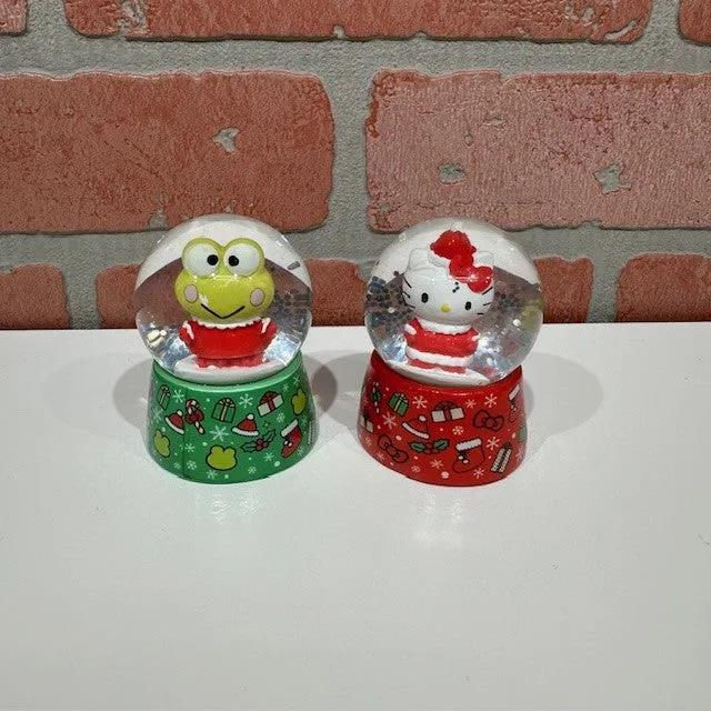 Christmas Snow Globe -Sanrio Hello Kitty Holiday Mini Snow Globe with Swirling Flakes - Assorted