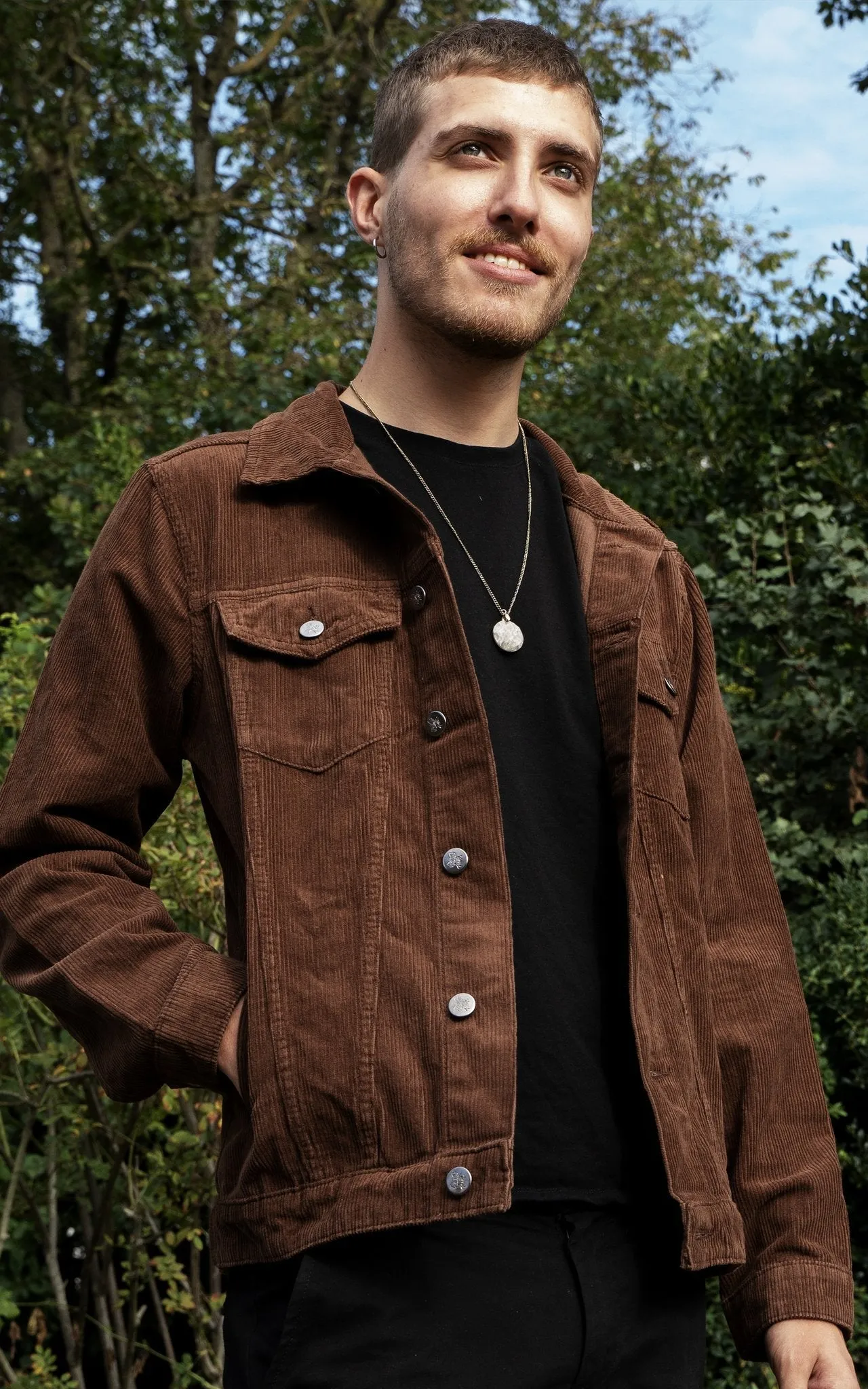 Cocoa Brown Cord Jacket by Run and Fly