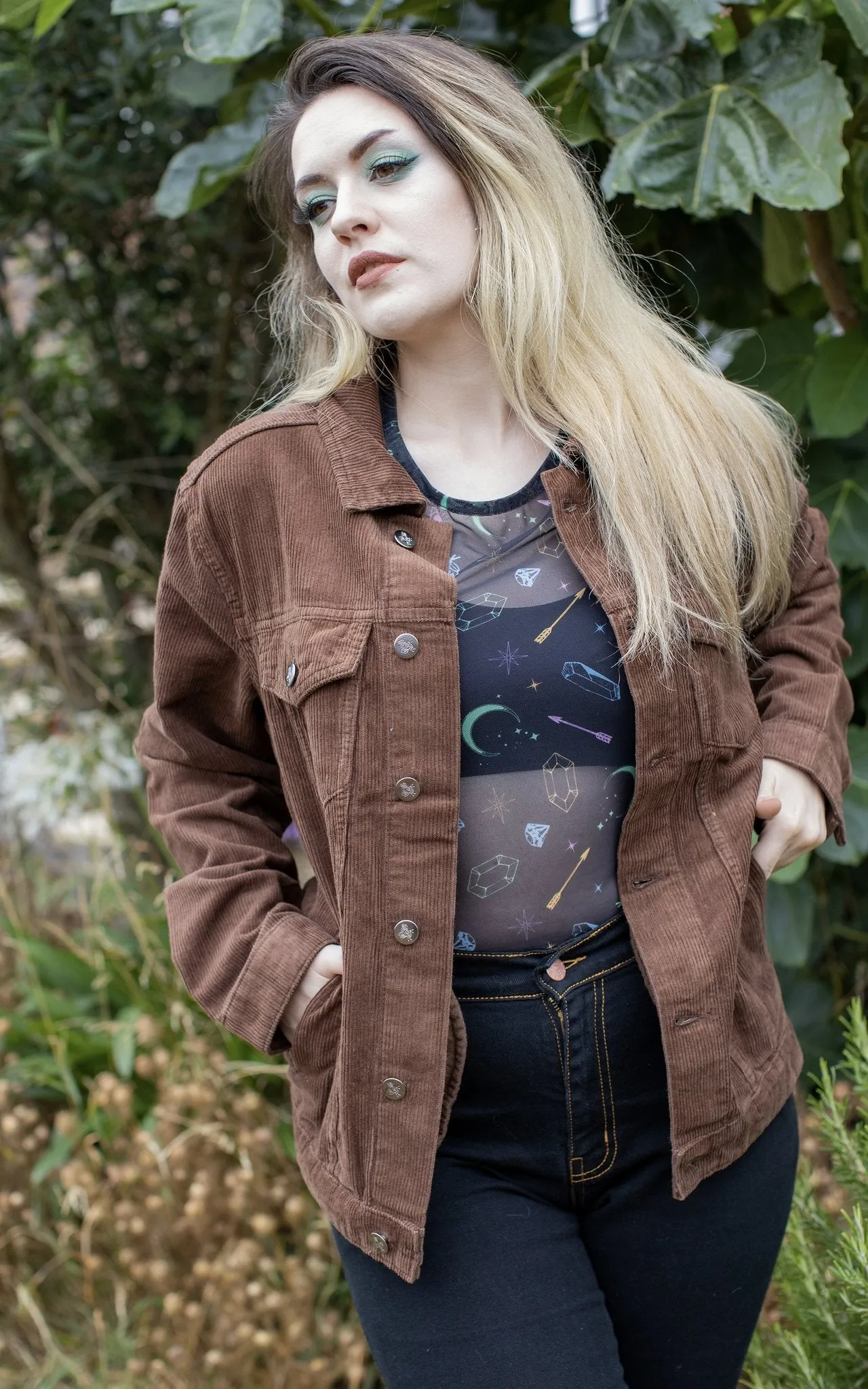 Cocoa Brown Cord Jacket by Run and Fly