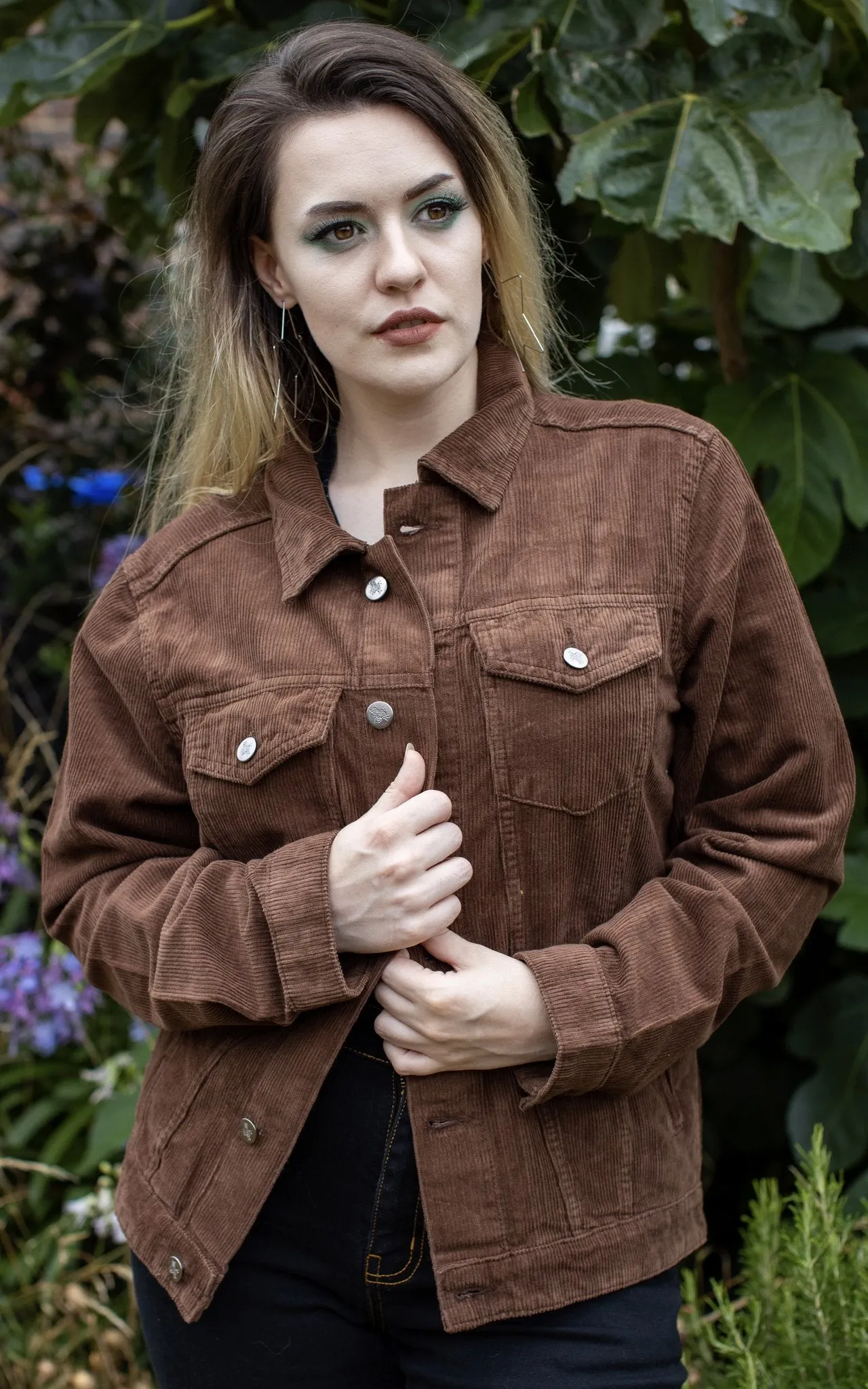 Cocoa Brown Cord Jacket by Run and Fly