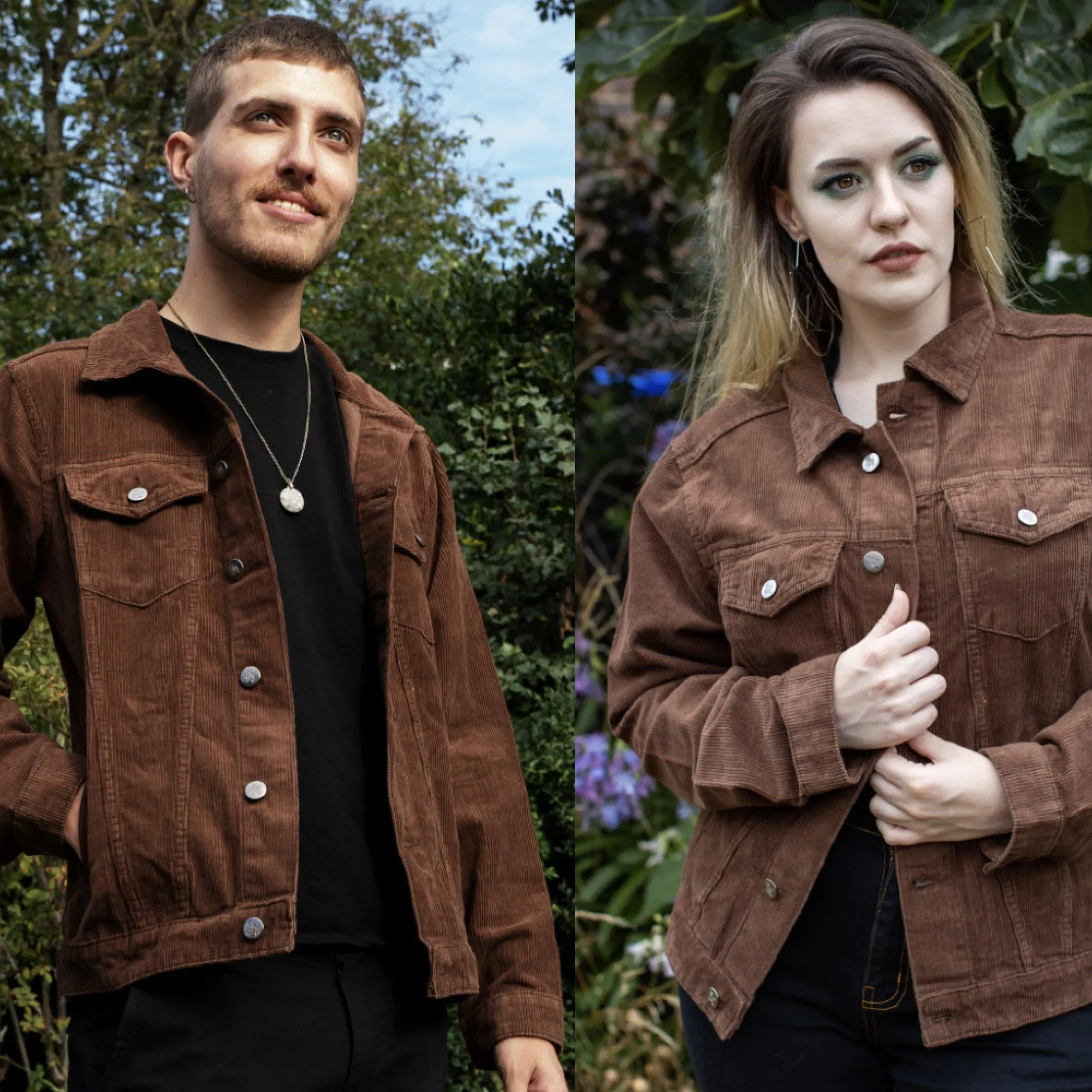 Cocoa Brown Cord Jacket by Run and Fly