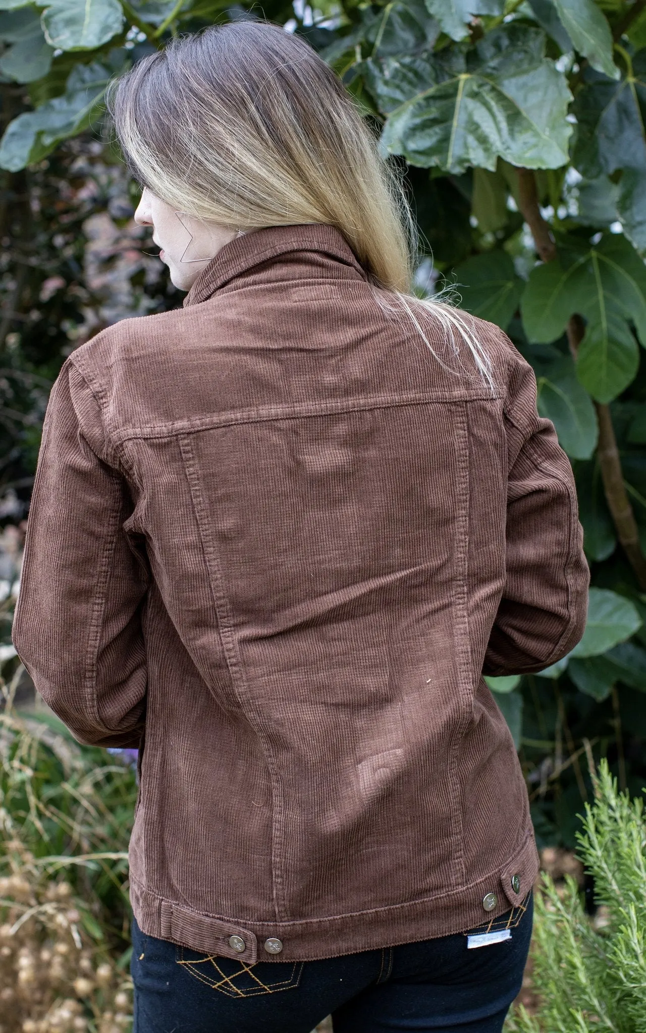 Cocoa Brown Cord Jacket by Run and Fly