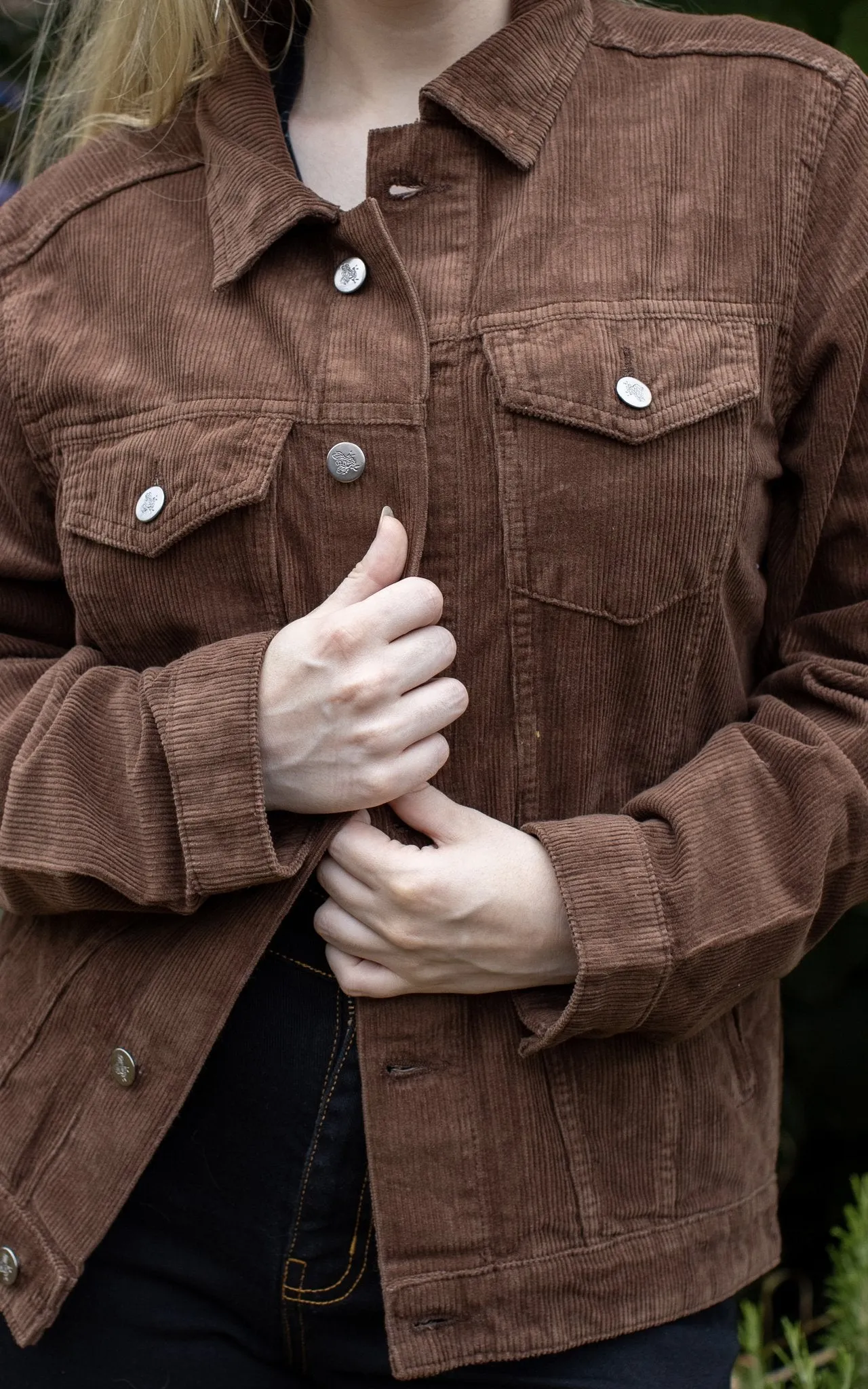 Cocoa Brown Cord Jacket by Run and Fly