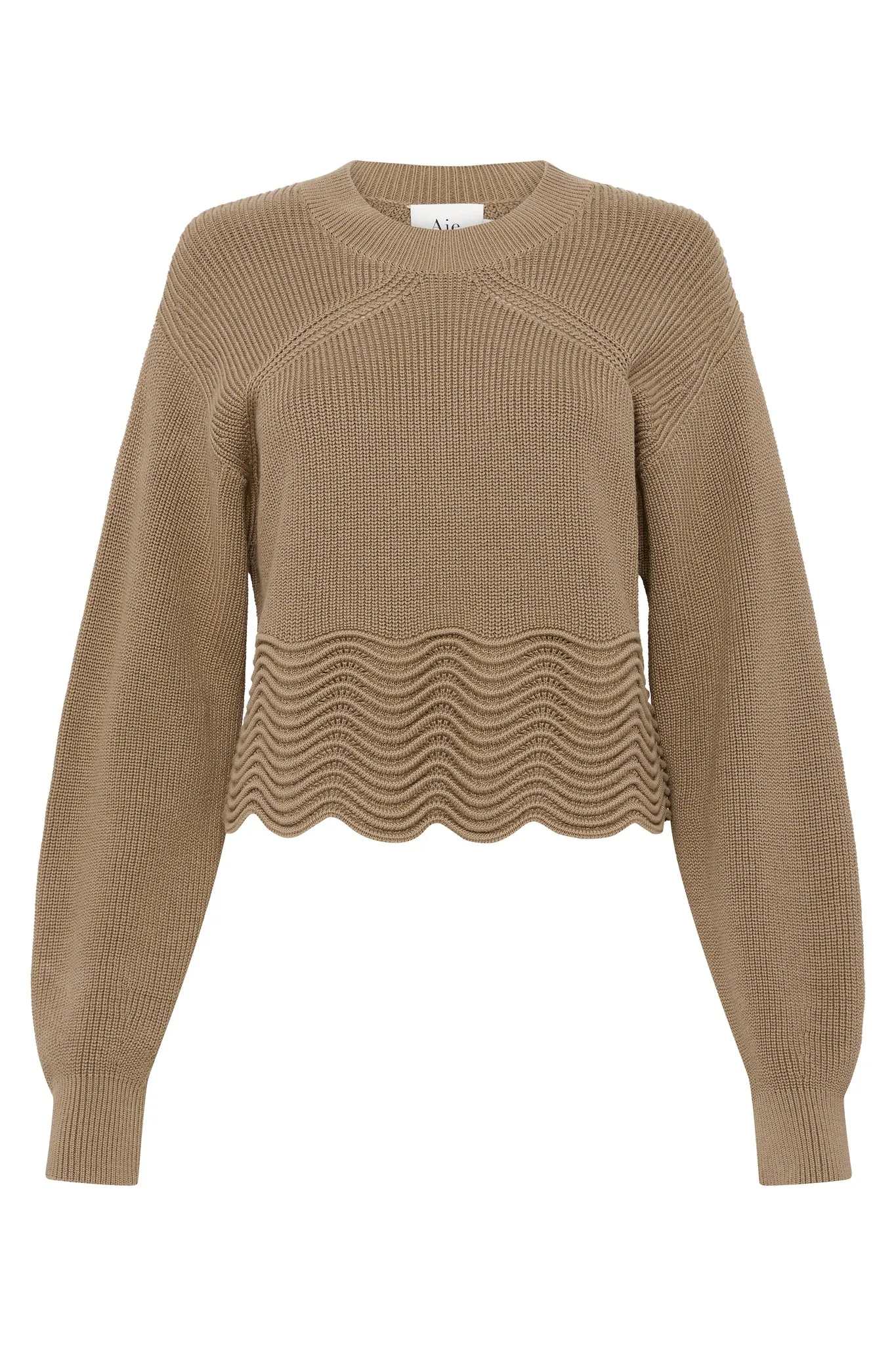 Cordelia Scallop Hem Jumper