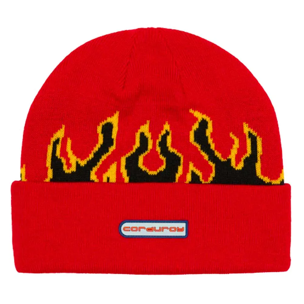 Corduroy 911 Beanie - Red