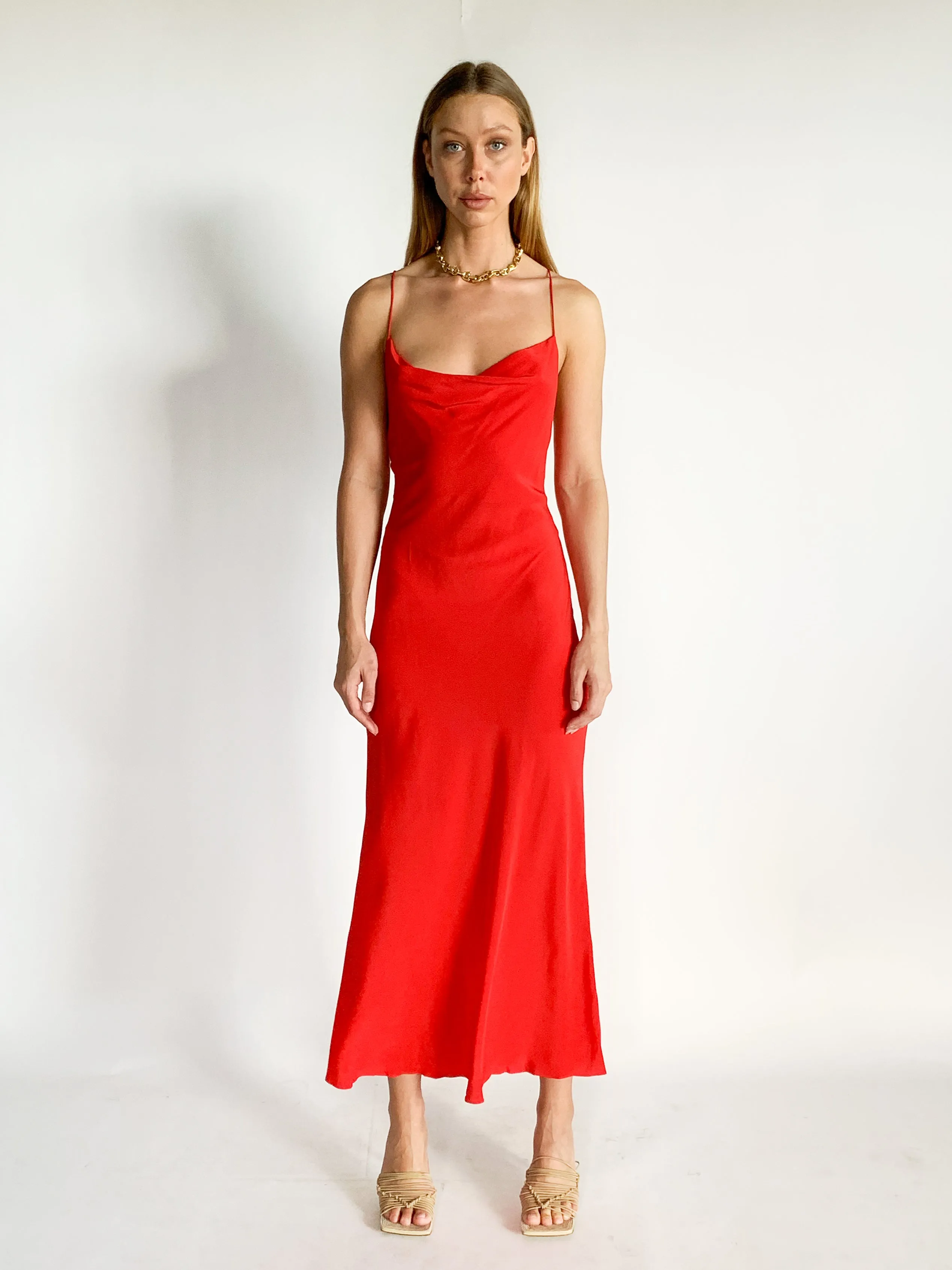Cowl Slip Dress
