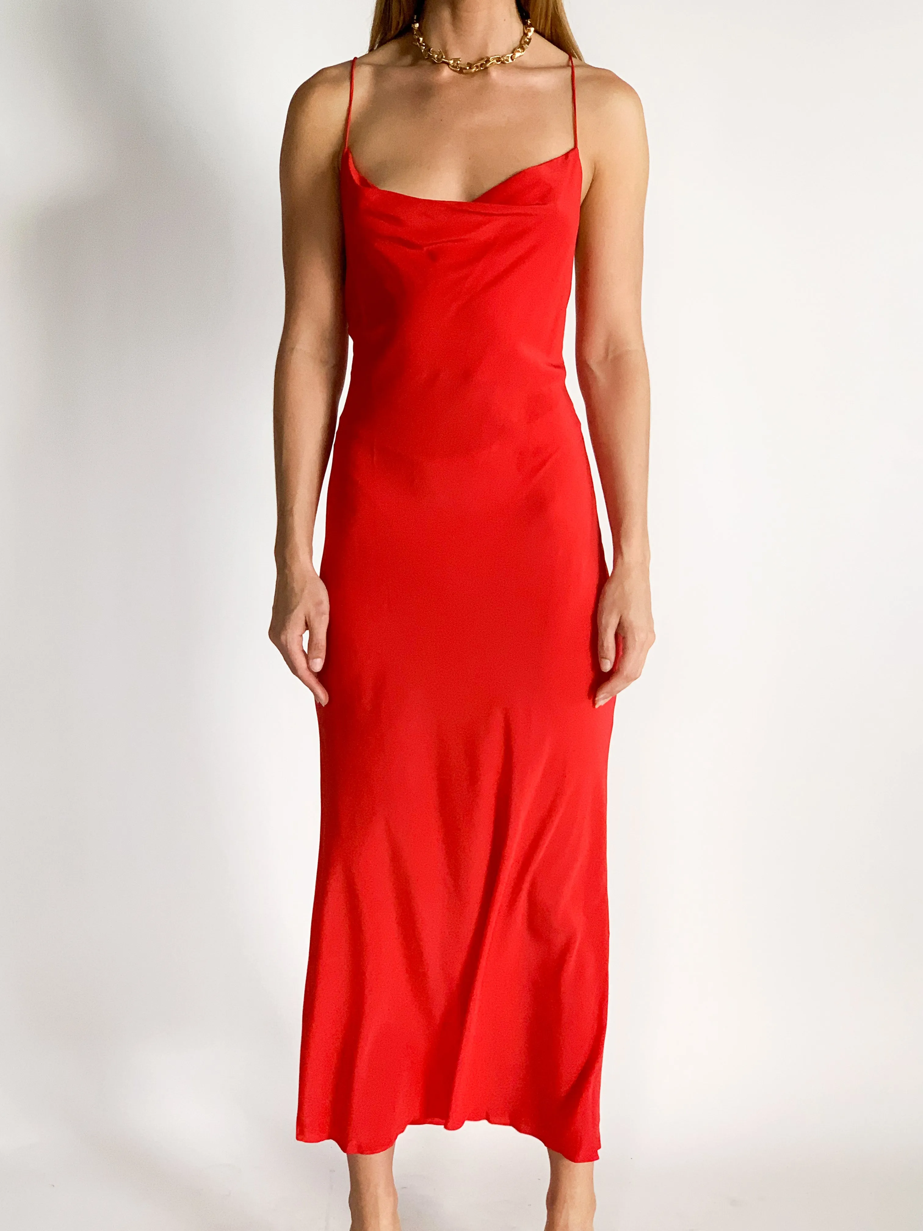 Cowl Slip Dress