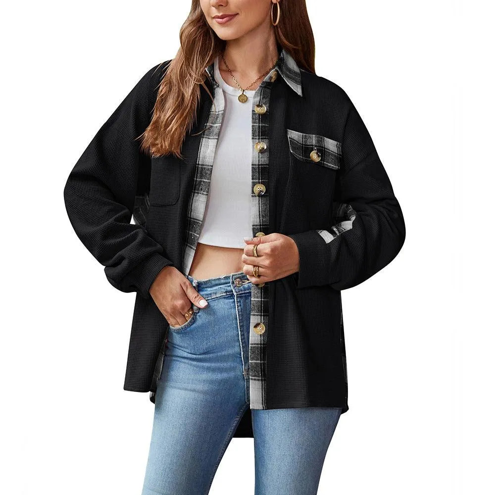 Cuddly Waffle Knit Cardigan