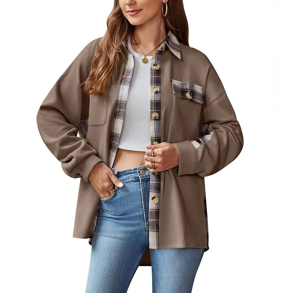 Cuddly Waffle Knit Cardigan