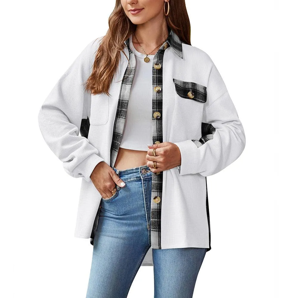 Cuddly Waffle Knit Cardigan