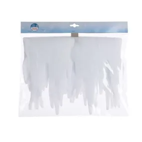 Decoris 2m Polyester Icicle Border with Glitter