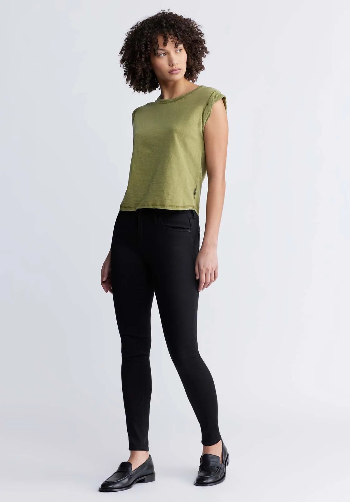 Elayne Women’s Knit Tank Top in Olive Branch - KT0130P