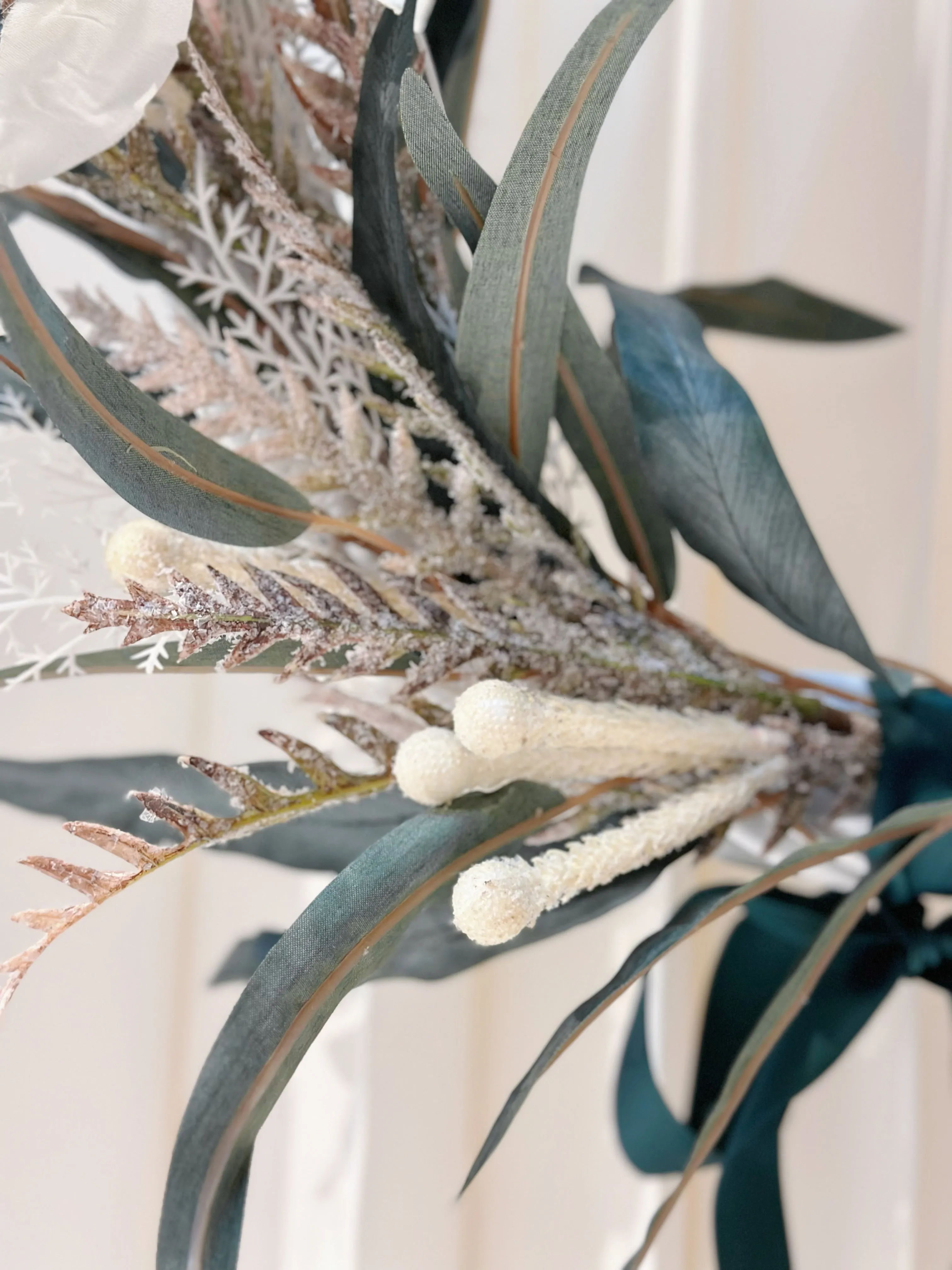 Elysian Winter Elegance Rattan Wreath