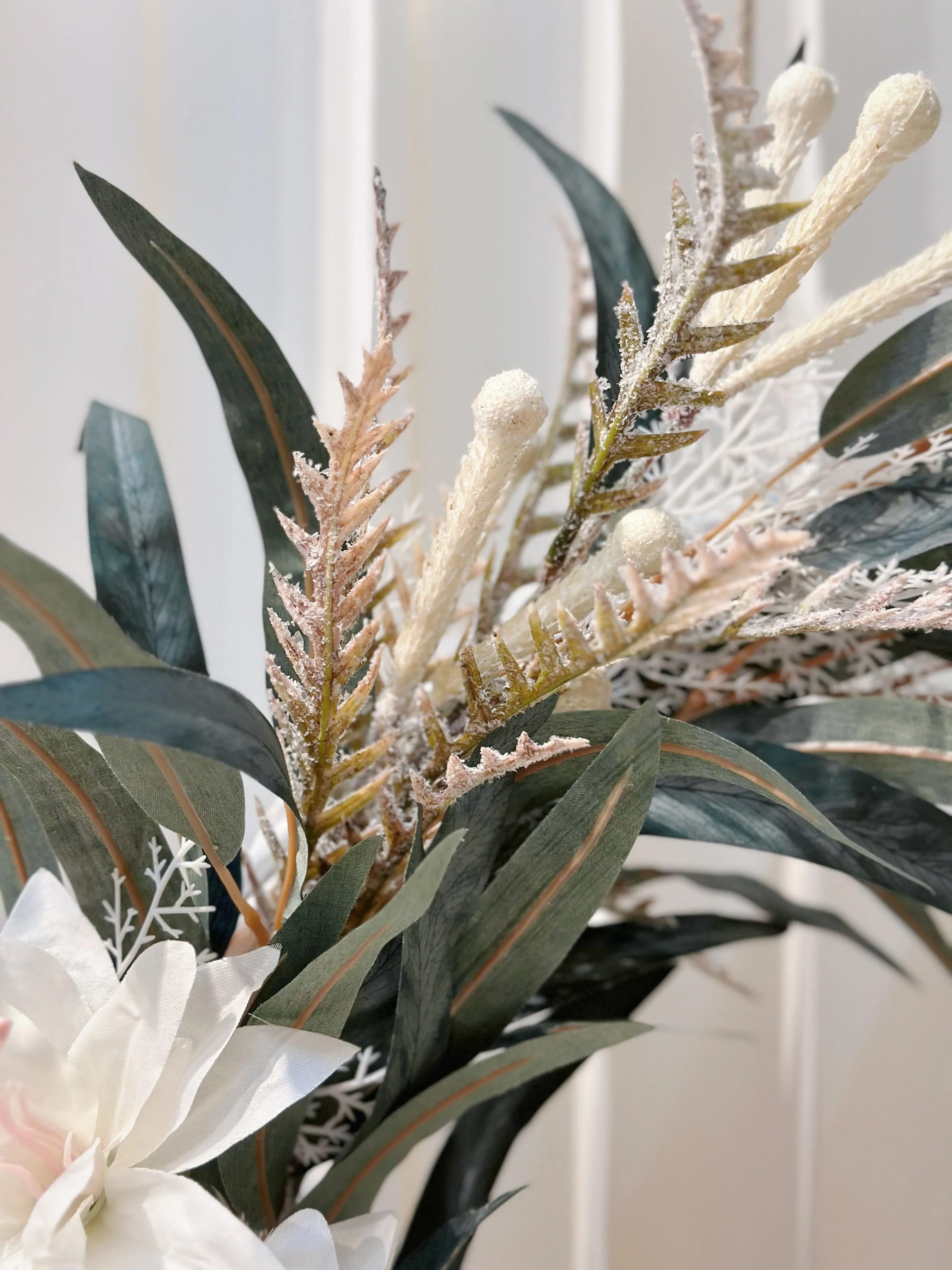 Elysian Winter Elegance Rattan Wreath