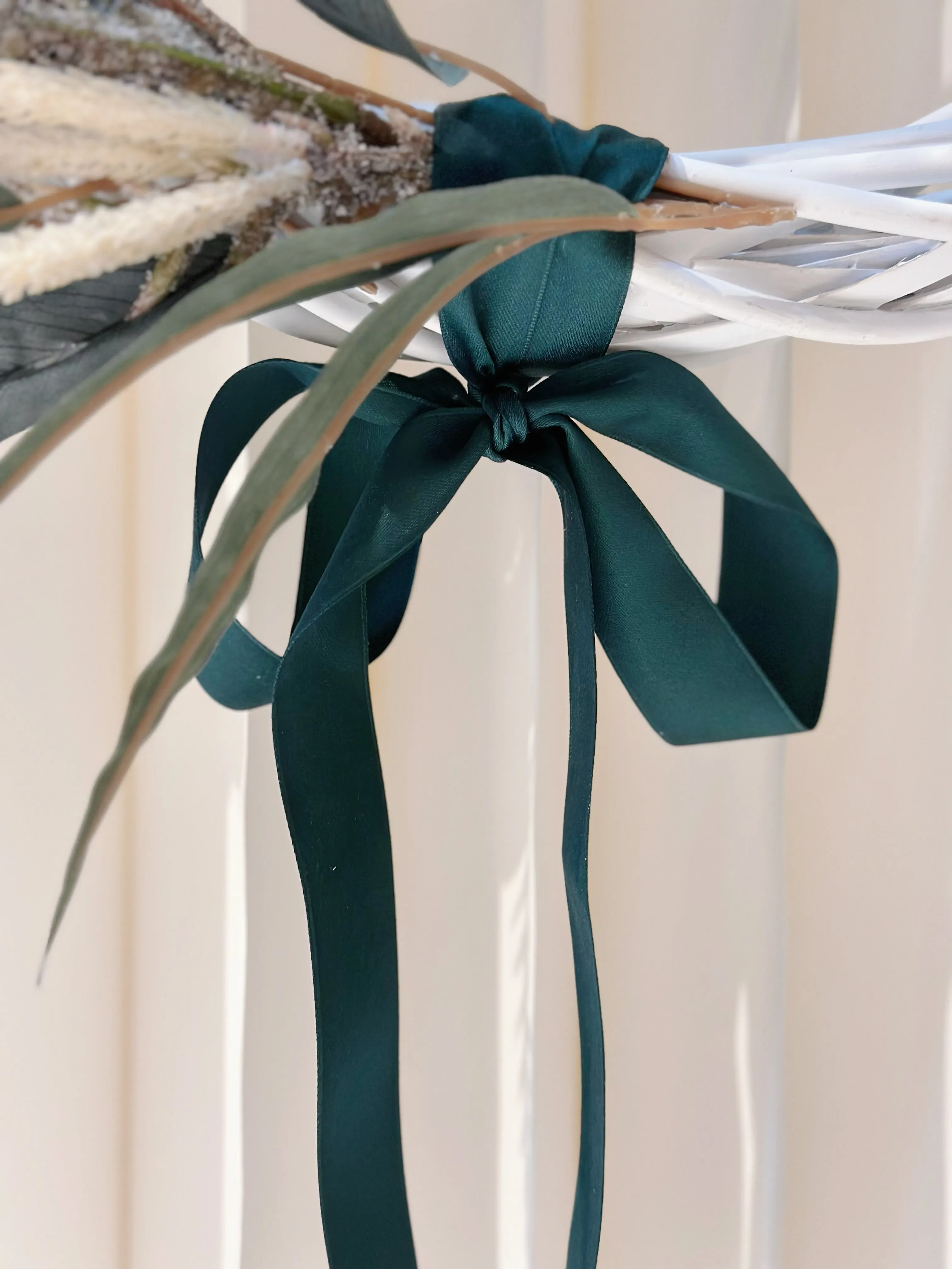 Elysian Winter Elegance Rattan Wreath