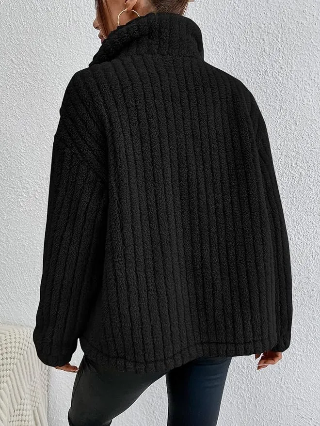Esra | Cardigan doppiopetto in velluto con bottoni