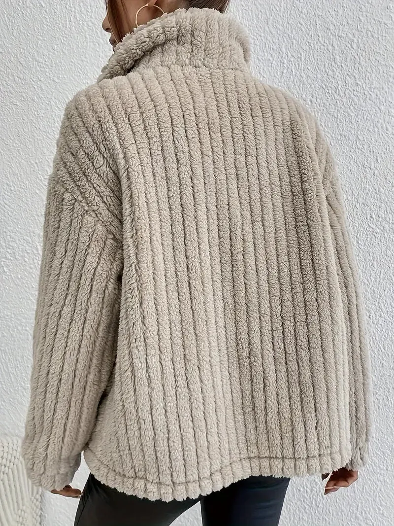 Esra | Cardigan doppiopetto in velluto con bottoni