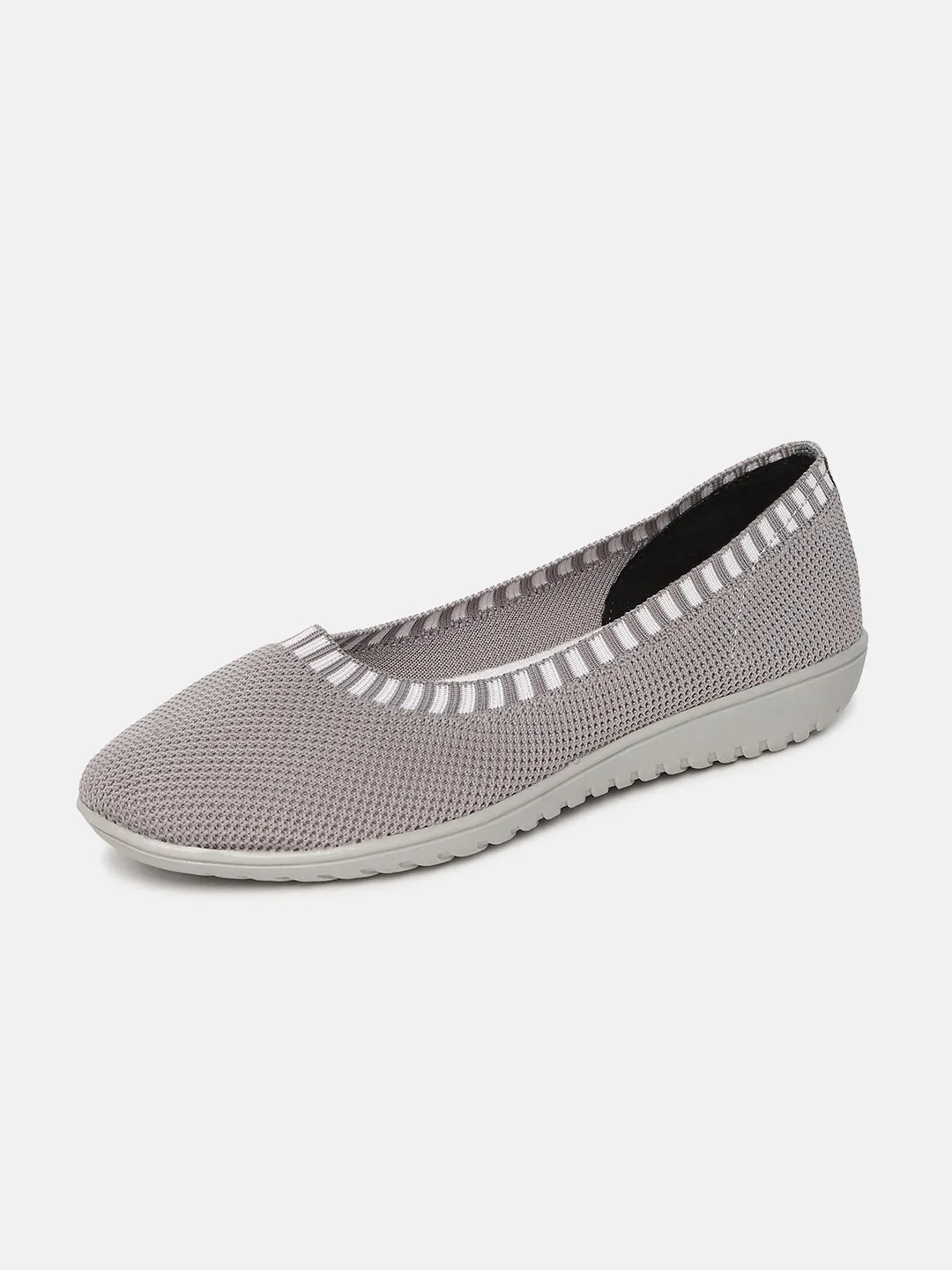 Flatform Ballerinas Woven Design