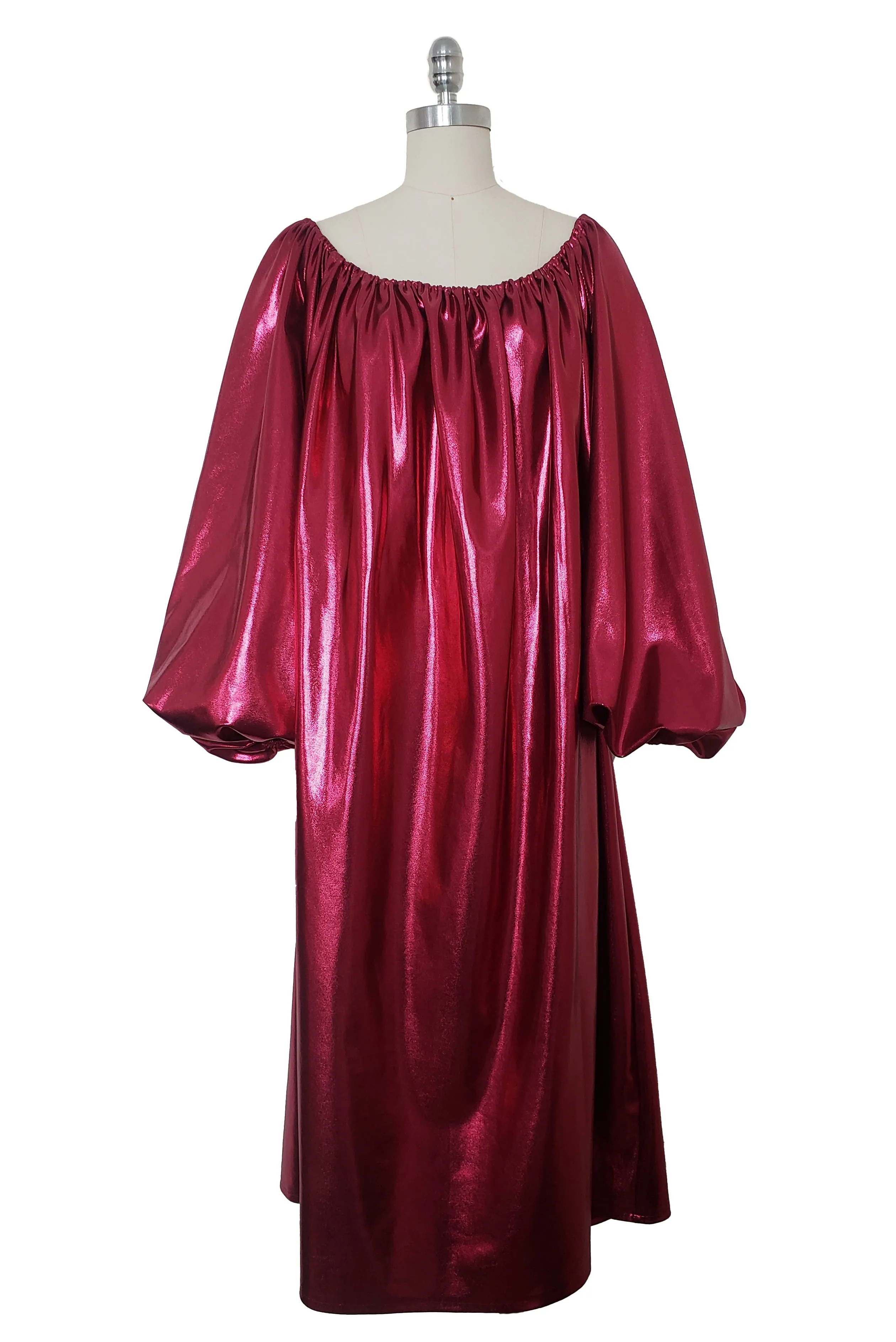 Florence Dress in Cherry Foil Knit