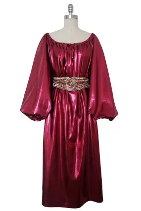 Florence Dress in Cherry Foil Knit