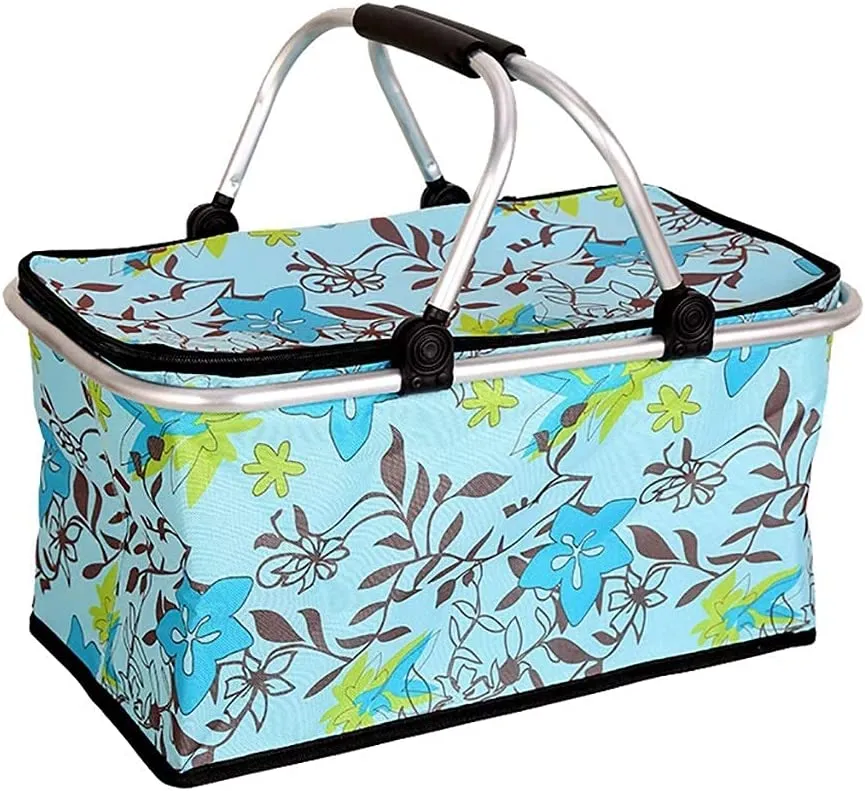 Foldable Insulated Picnic Basket